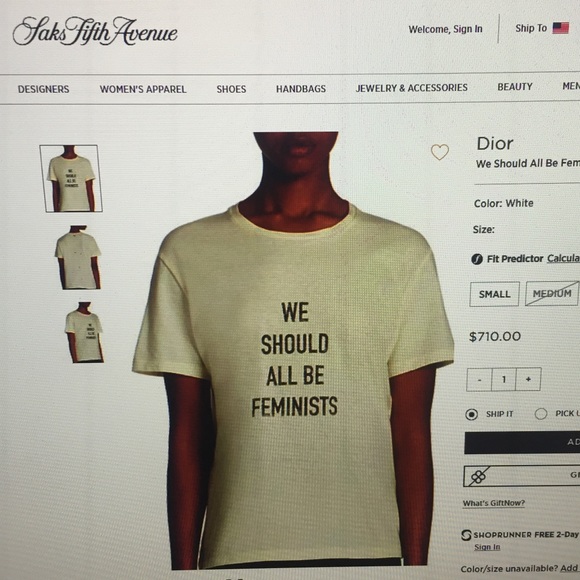 NWOT 🔳Feminist Tee!🔳 - Picture 8 of 8